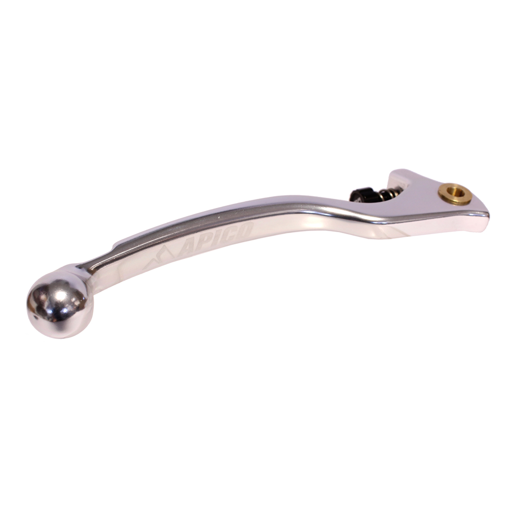 BRAKE LEVER ELITE FORGED TRIALS BRAKTEC, INC ADJUSTER SILVER/BLACK